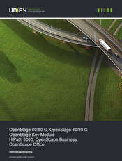 Unify OpenScape Business Gebruiksaanwijzing
