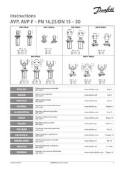 Danfoss AVP Instructies