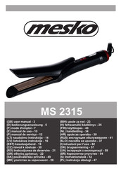 Mesko MS 2315 Handleiding