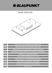 Blaupunkt 5DD72550 Gebruiksaanwijzing