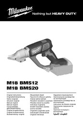 Milwaukee M18 BMS12 Oorspronkelijke Gebruiksaanwijzing