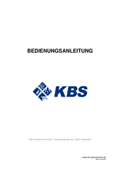 KBS 700 Series Instructies Voor Installatie, Gebruik En Onderhoud