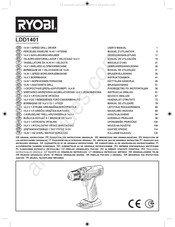 Ryobi LDD1401 Gebruikershandleiding