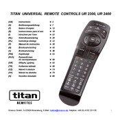 Vivanco Titan UR 2300 Gebruiksaanwijzing