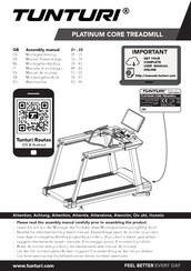 Tunturi 22PTTR3000 Montagehandleiding