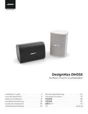 Bose Professional DesignMax DM3SE Installatiehandleiding