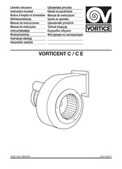 Vortice VORTICENT C Instructieboekje