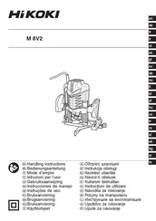 HIKOKI M 8V2 Gebruiksaanwijzing