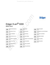 Dräger X-am 5000 Gebruiksaanwijzing