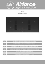 AIRFORCE Centrale 110 XXL Gebruiksaanwijzing