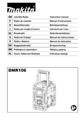 Makita DMR106 Gebruiksaanwijzing