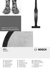 Bosch BBH2 Series Gebruiksaanwijzing