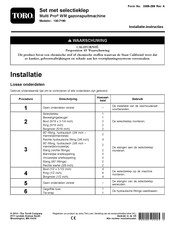 Toro 130-7190 Installatie-Instructies