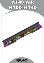 FAAC A140 AIR H140 Handleiding