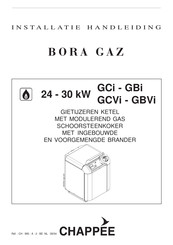 Chappee BORA GCVi 30 Installatiehandleiding