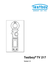 Testboy TV 217 Handleiding