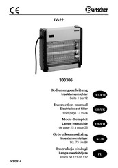 Bartscher 300306 Gebruiksaanwijzing