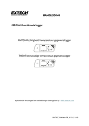 Extech Instruments TH30 Handleiding