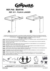 Gautier Galipette MARTIN P46 Montage-Instructies