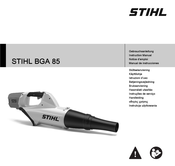 Stihl BGA 85 Handleiding