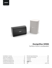 Bose Professional DesignMax DM8S Installatiehandleiding