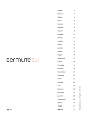 Dermlite DL4 Handleiding