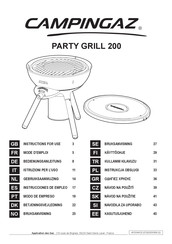 Campingaz PARTY GRILL 200 Gebruiksaanwijzing