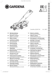 Gardena 14621 Gebruiksaanwijzing