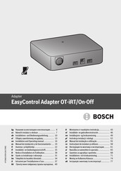 Bosch EasyControl Adapter OT-iRT/On-Off Installatie- En Gebruikersinstructies