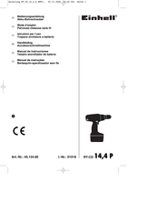 EINHELL 45.134.60 Handleiding