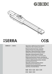 GiBiDi SERRA SERRA321 Gebruiksaanwijzing Voor De Installatie