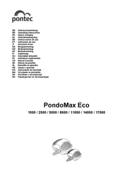 Pontec PondoMax Eco 11000 Gebruiksaanwijzing