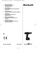 EINHELL 45.132.61 Handleiding