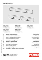 Franke 2030064892 Montagehandleiding