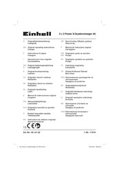 EINHELL 2 x 2 Power X-Quattrocharger 4A Originele Handleiding