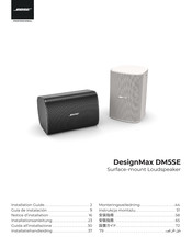 Bose Professional DesignMax DM5SE Installatiehandleiding