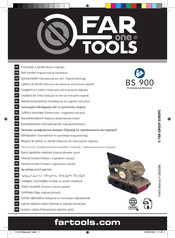 Far Tools BS 900 Instructies