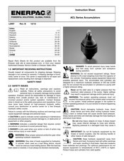 Enerpac ACL21A Handleiding