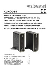 Velleman AVMOD18 Gebruikershandleiding