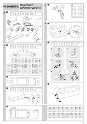 Dometic MagicWatch WPS 910 Montagehandleiding En Gebruiksaanwijzing