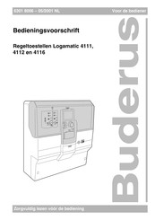 Buderus Logamatic 4111 Bedieningsvoorschrift