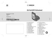 Bosch GLI VariLED Professional Oorspronkelijke Gebruiksaanwijzing