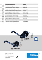 Gude 360 KG 10 M Vertaling Van De Originele Gebruiksaanwijzing