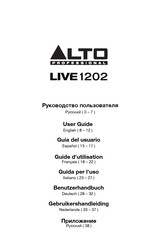 Alto Professional Live 1202 Gebruikershandleiding