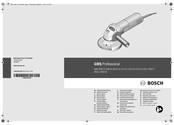 Bosch GWS Professional 850 C Oorspronkelijke Gebruiksaanwijzing