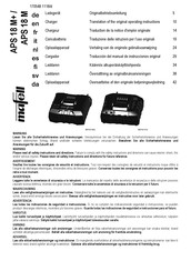 Mafell APS 18 M+ Vertaling Van De Originele Gebruiksaanwijzing