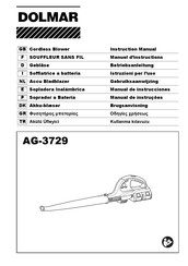 Dolmar AG-3729 Gebruiksaanwijzing