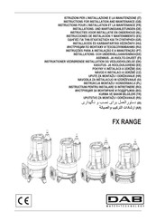 DAB FX RANGE Series Instructies Voor Installatie En Onderhoud