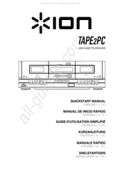 ION TAPE2PC Snelstartgids