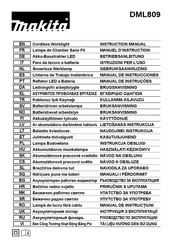 Makita DML809 Gebruiksaanwijzing